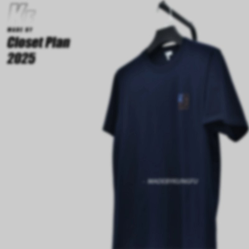 Loew navy embroidery tee(199¥)