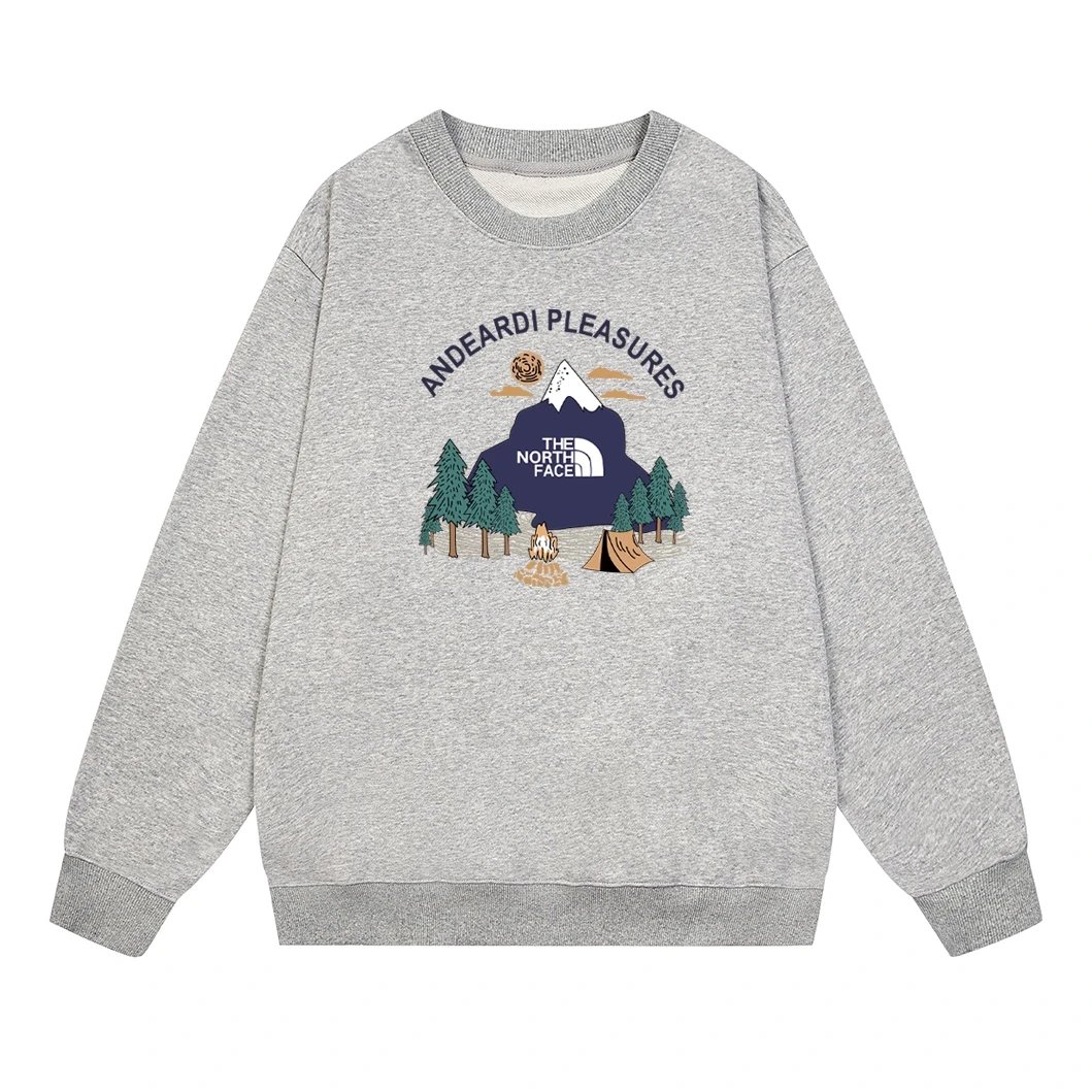 The North Face Mountain Print Hoodie White - 17
