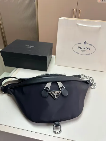 Prada Re-Nylon Belt Bag Black - 1