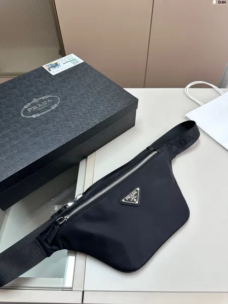 Prada Re-Nylon Belt Bag Black - 1
