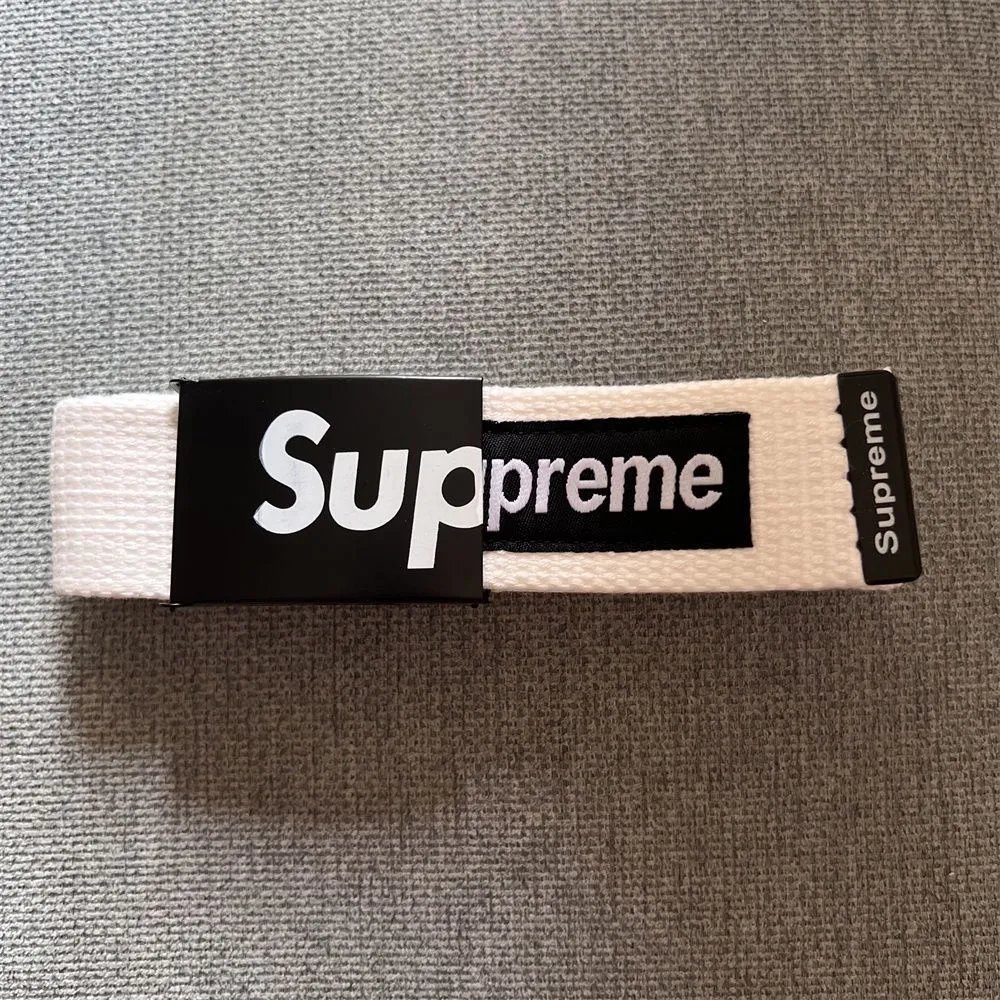 Superdry Stripe Canvas Belt Navy Orange White - 15