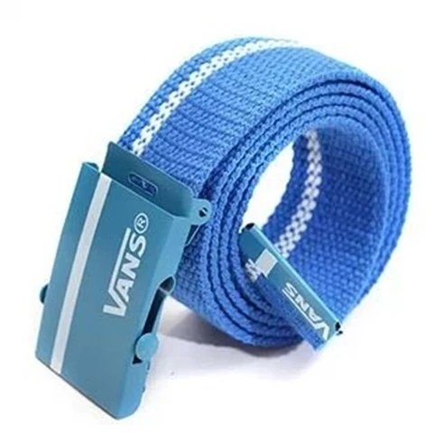 Superdry Stripe Canvas Belt Navy Orange White - 9