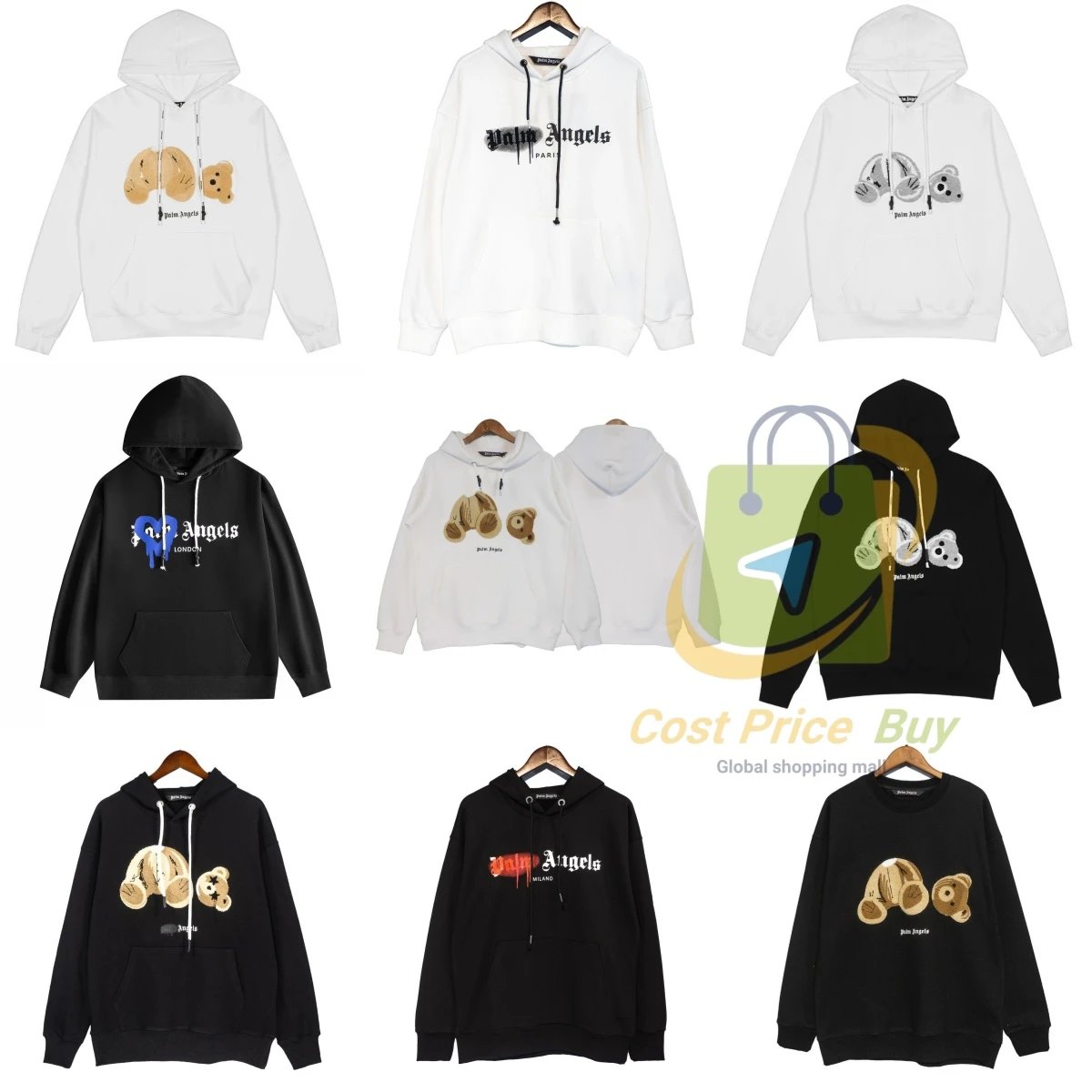 Palm Angels Teddy Bear Hoodies