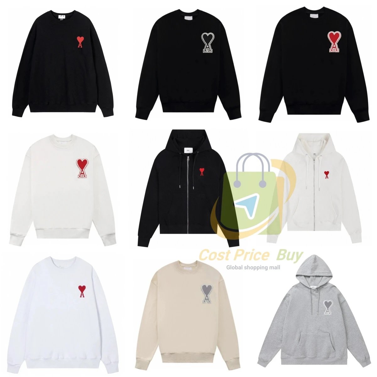 Casual fashion all-in-one hoodie -SQ002ai1.（ami）（cpgc）
