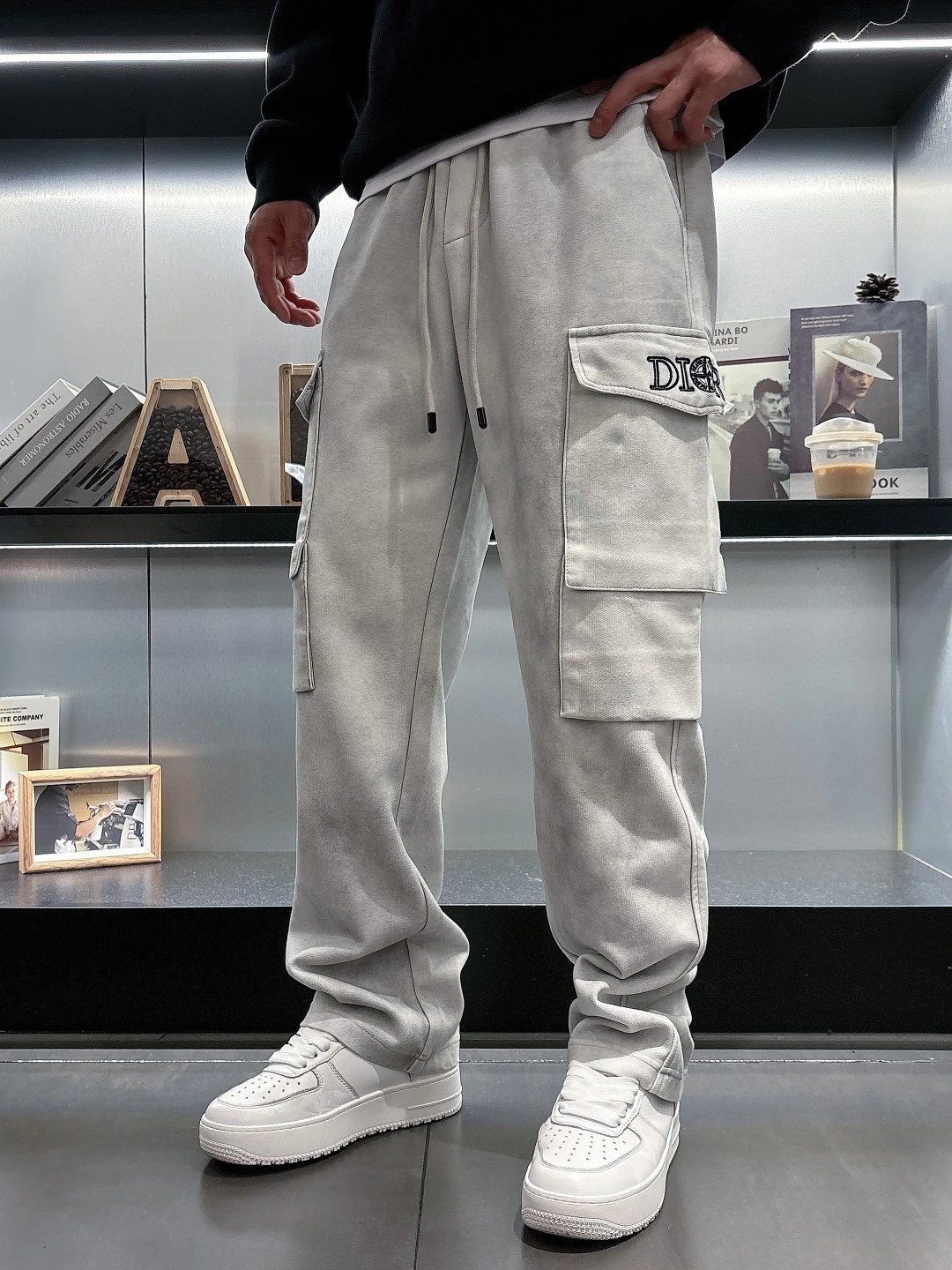 Prada Triangle Logo Black Sweatpants - 13