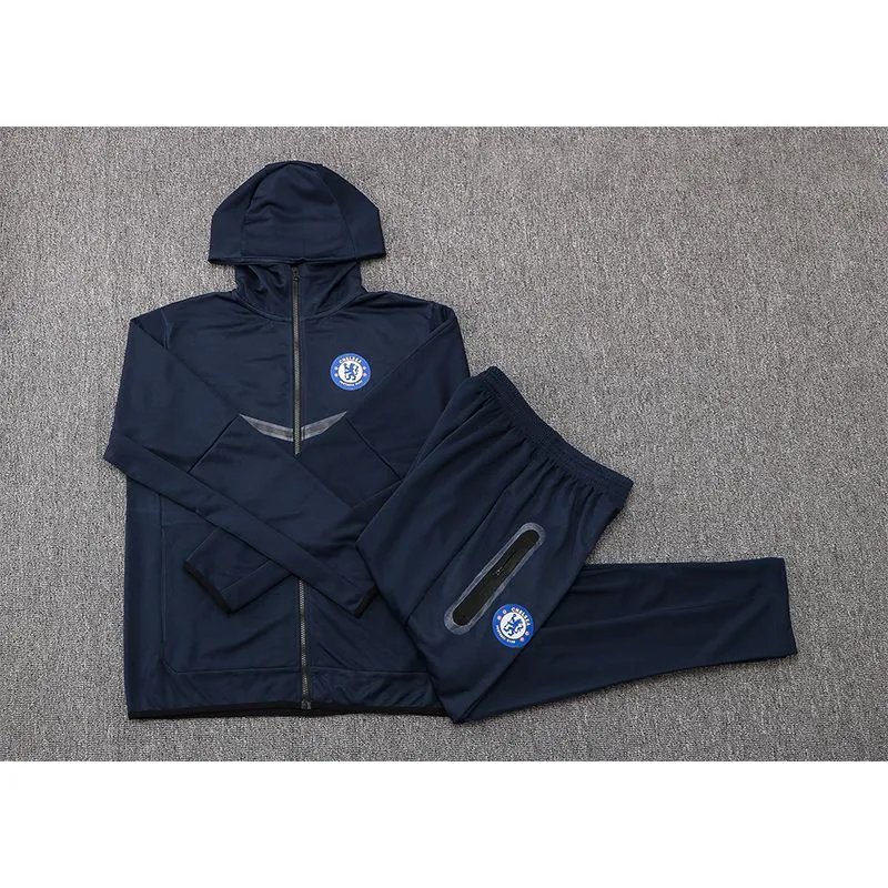 AFA Tracksuit Navy and Black with Light Blue Stripes Tracksuit - 14
