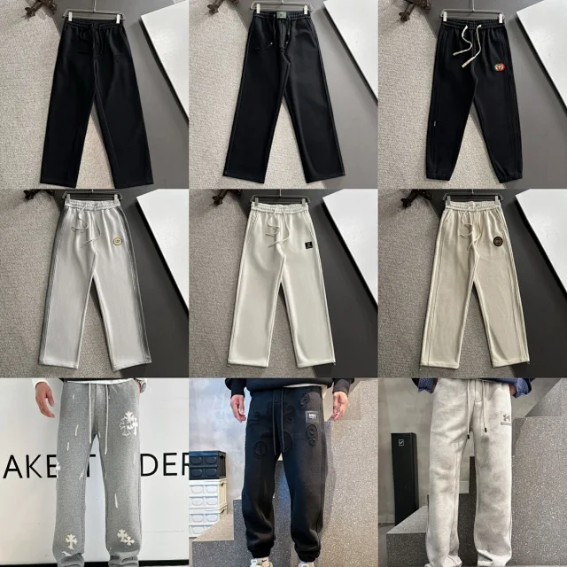 Unbranded Trousers 12147-008 Drawstring Straight-Leg product detail image 1