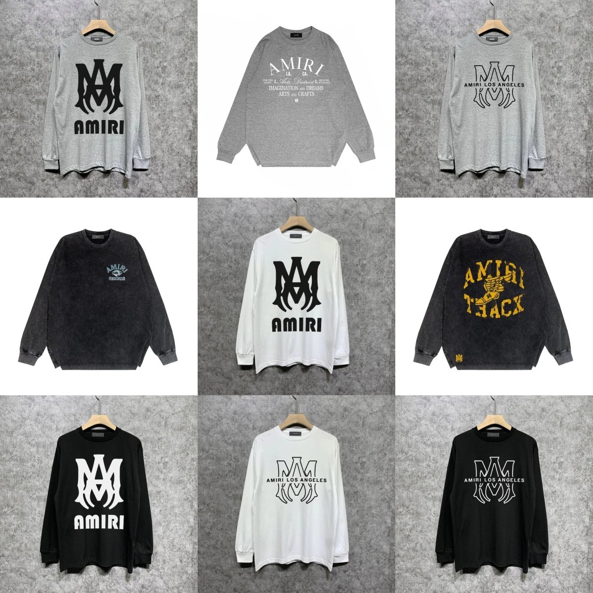 Amiri MM Long Sleeve T-Shirt [