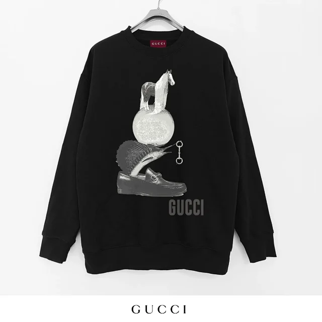 Gucci Hoodies & Sweatshirts Graphic Crewneck Sweatshirt product detail image 9