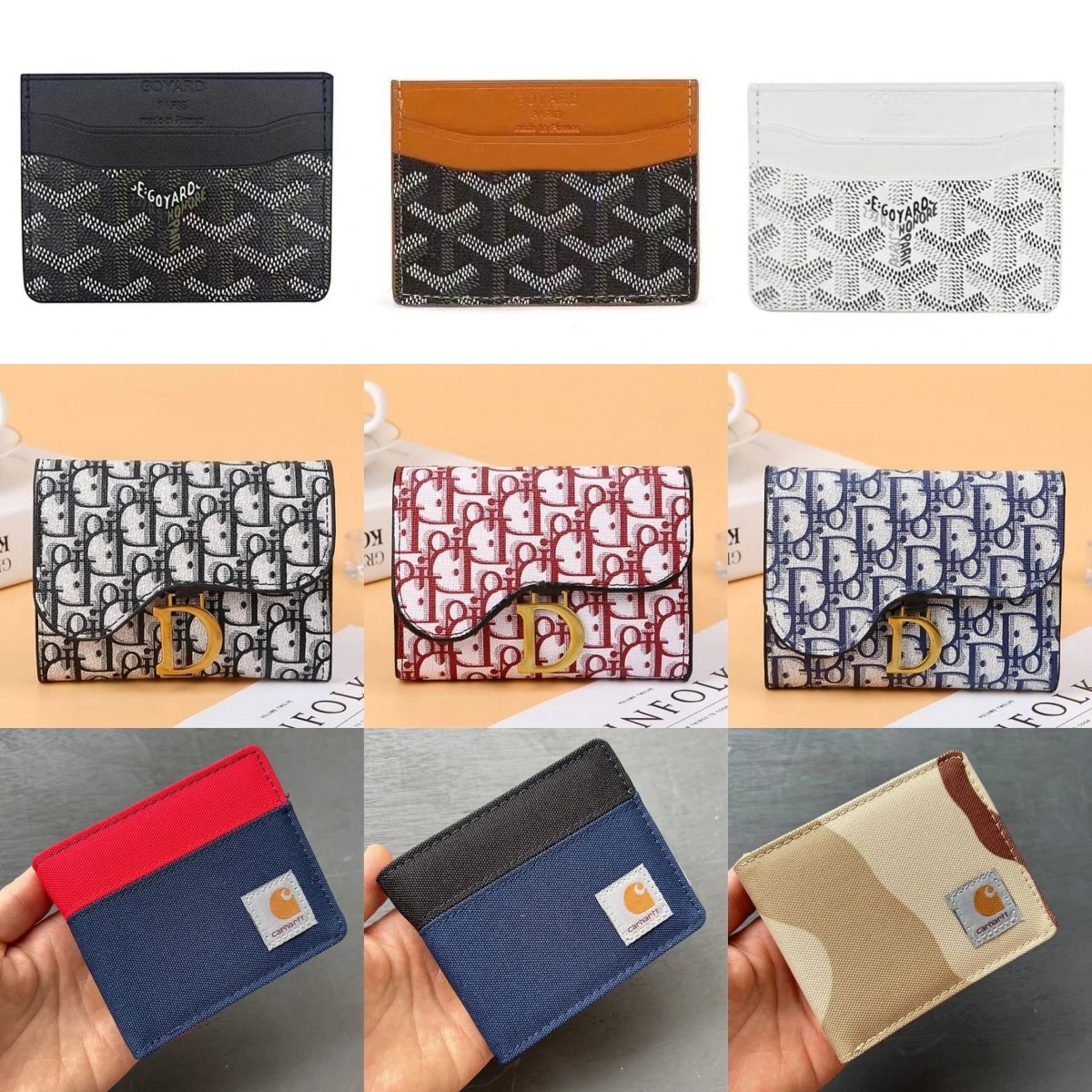 Goyard Monogram Card Holder / 