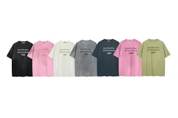 thumbnail for AC distressed logo monogram print short sleeve T-shirt