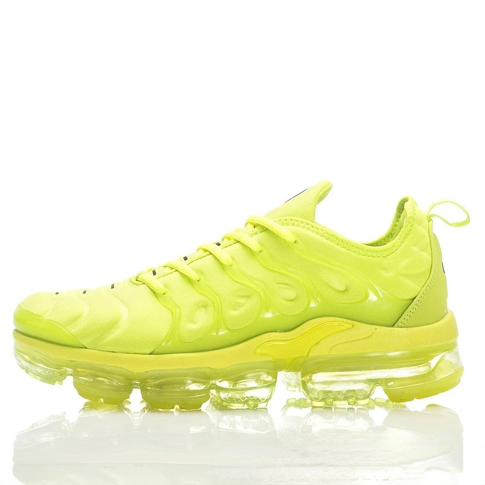 Nike Air VaporMax Plus White Lime Green Sneakers - 13