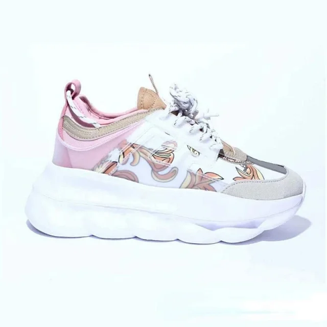 Unbranded Sneakers Chunky platform low-top with mesh and graphic panels product detail image 23