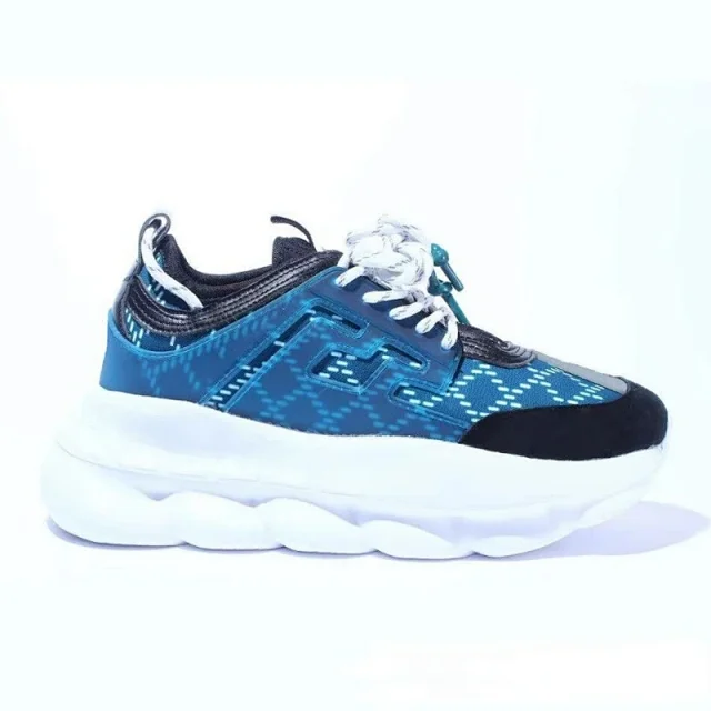 Unbranded Sneakers Chunky platform low-top with mesh and graphic panels product detail image 29
