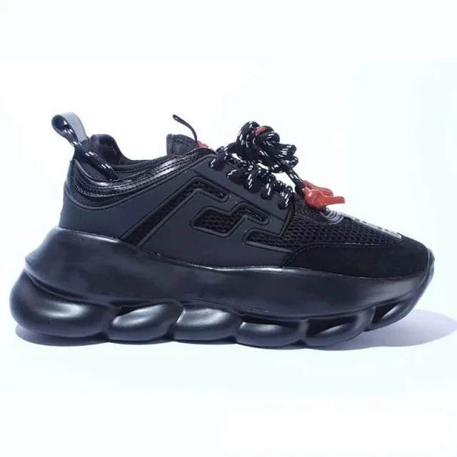 Unbranded Sneakers Chunky platform low-top with mesh and graphic panels product detail image 20