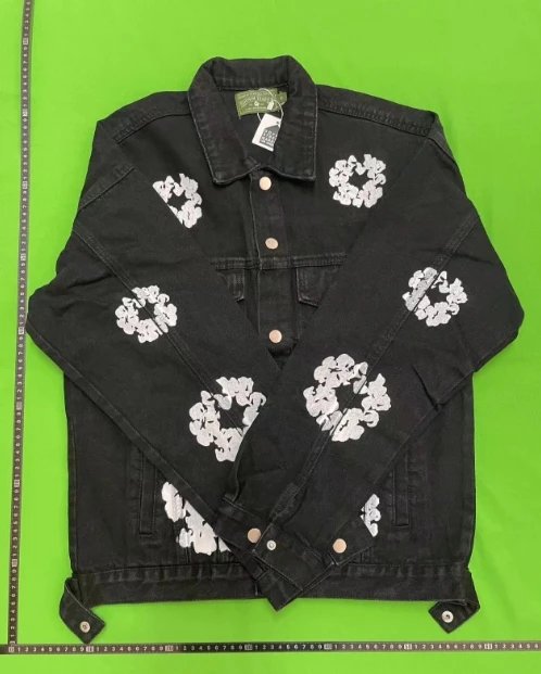 Design Floral Print Black Hoodie and Sweatpants Set - 13