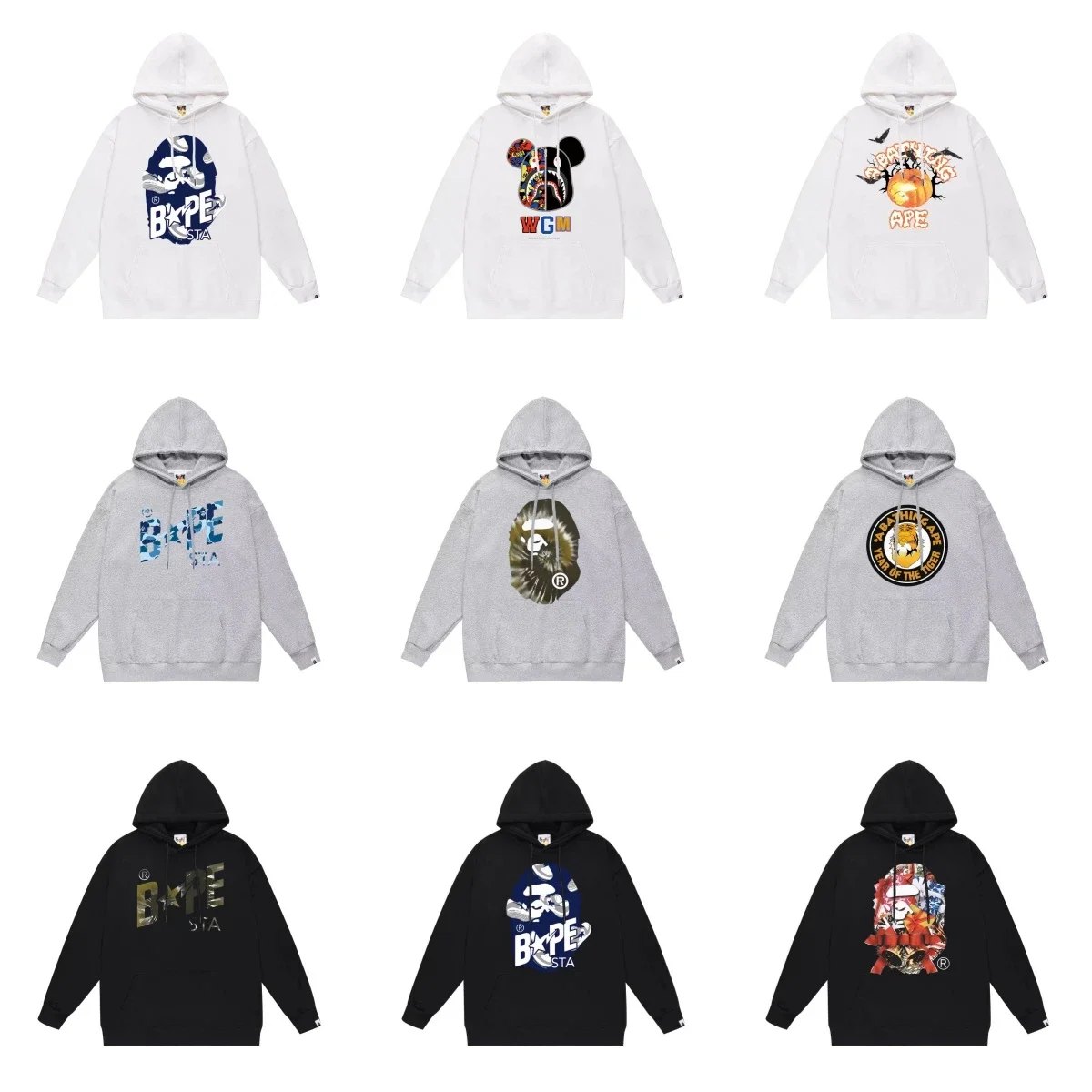 BAPE Hoodies （36 styles）