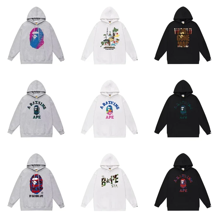 BAPE casual sweatshi