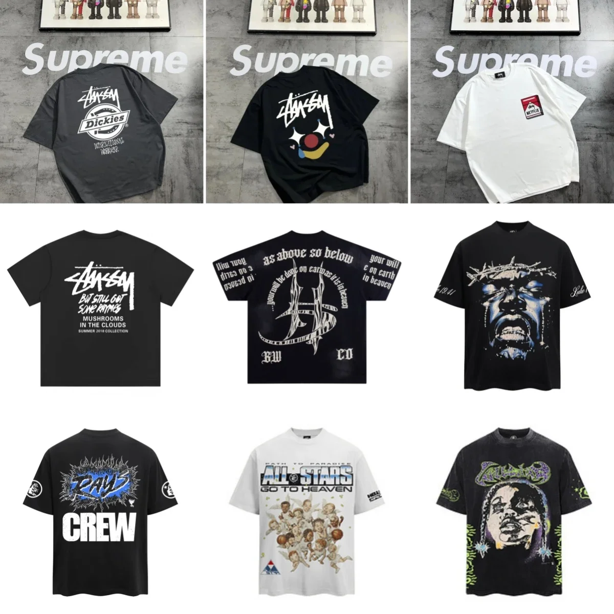 Supreme Stussy T-Shi