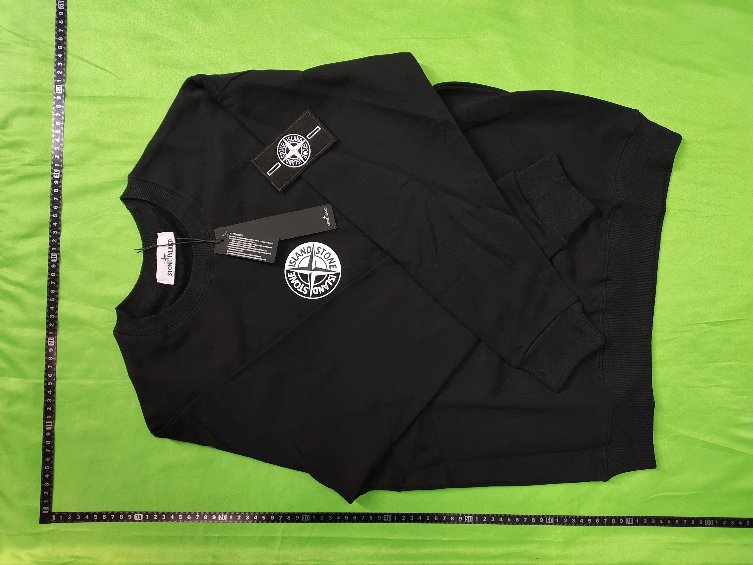 Stone Island White Compass Print Hoodie - 7