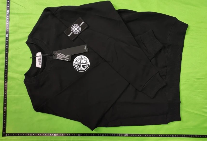 Stone Island White Compass Print Hoodie - 8