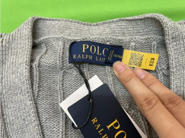 Ralph Lauren Cable Knit Cardigan Yellow Sweater - 7