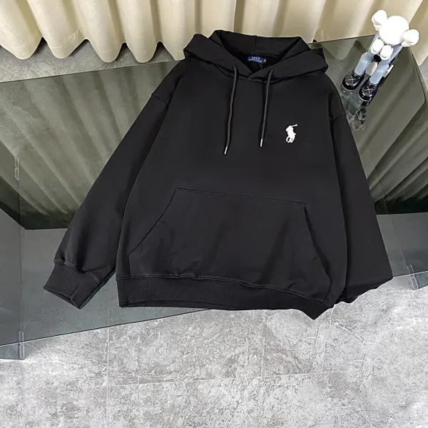 Ralph Lauren Big Pony Hoodie Black - 1