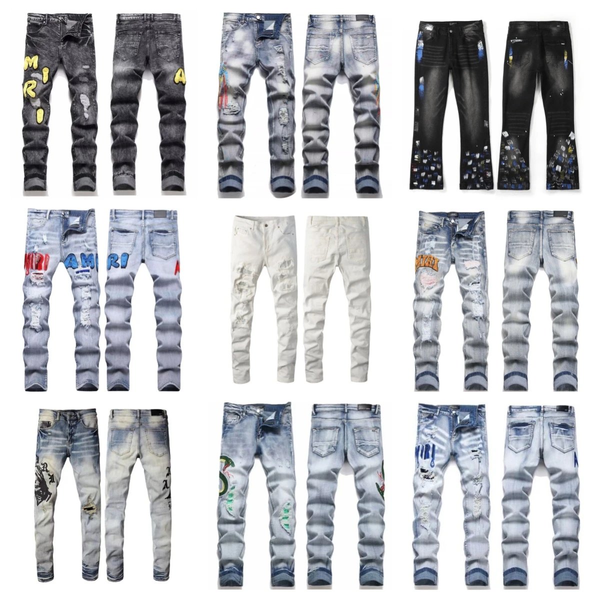Amiri Paint Splatter Jeans [12