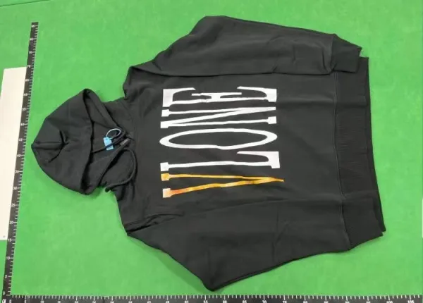 Vlone Distressed Black Hoodie - 5