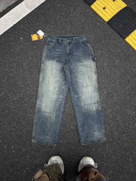 Carhartt Work In Progress Carpenter Jeans Blue Wash - 1