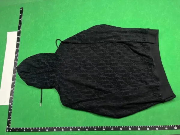 Dior Oblique Pocket Black Hoodie - 6