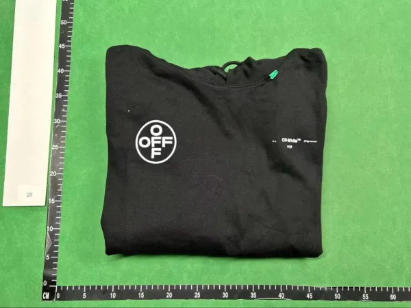 Off-White Diag Arrow Print Hoodie White - 7