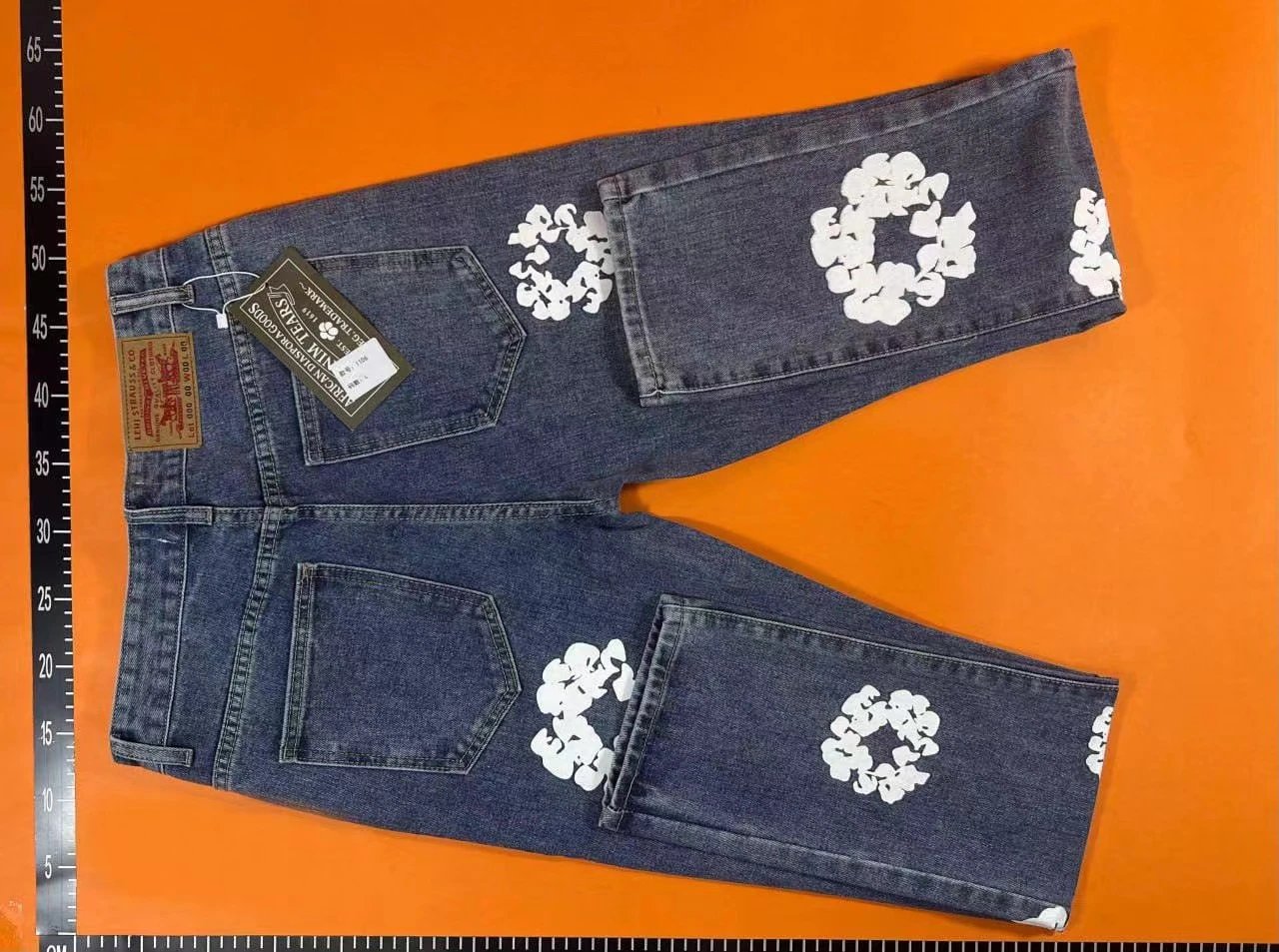 Design Floral Print Black Hoodie and Sweatpants Set - 4