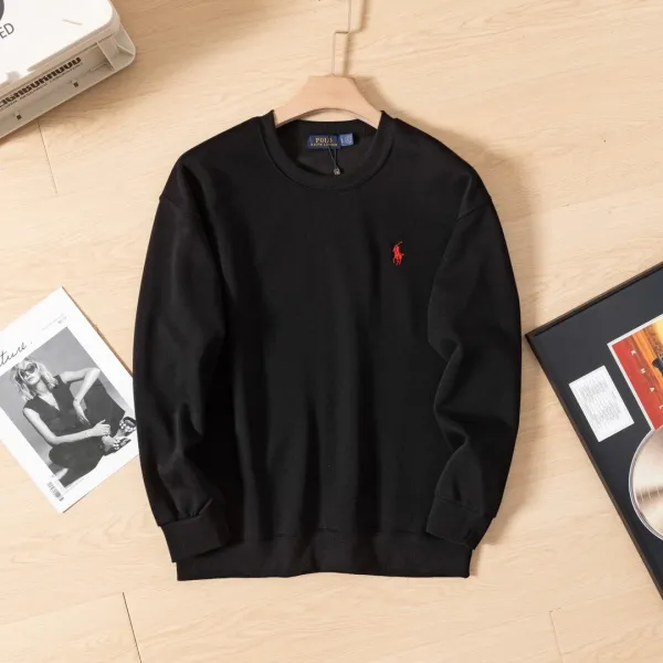Ralph Lauren Classic Fit Crewneck Sweater Black - 1