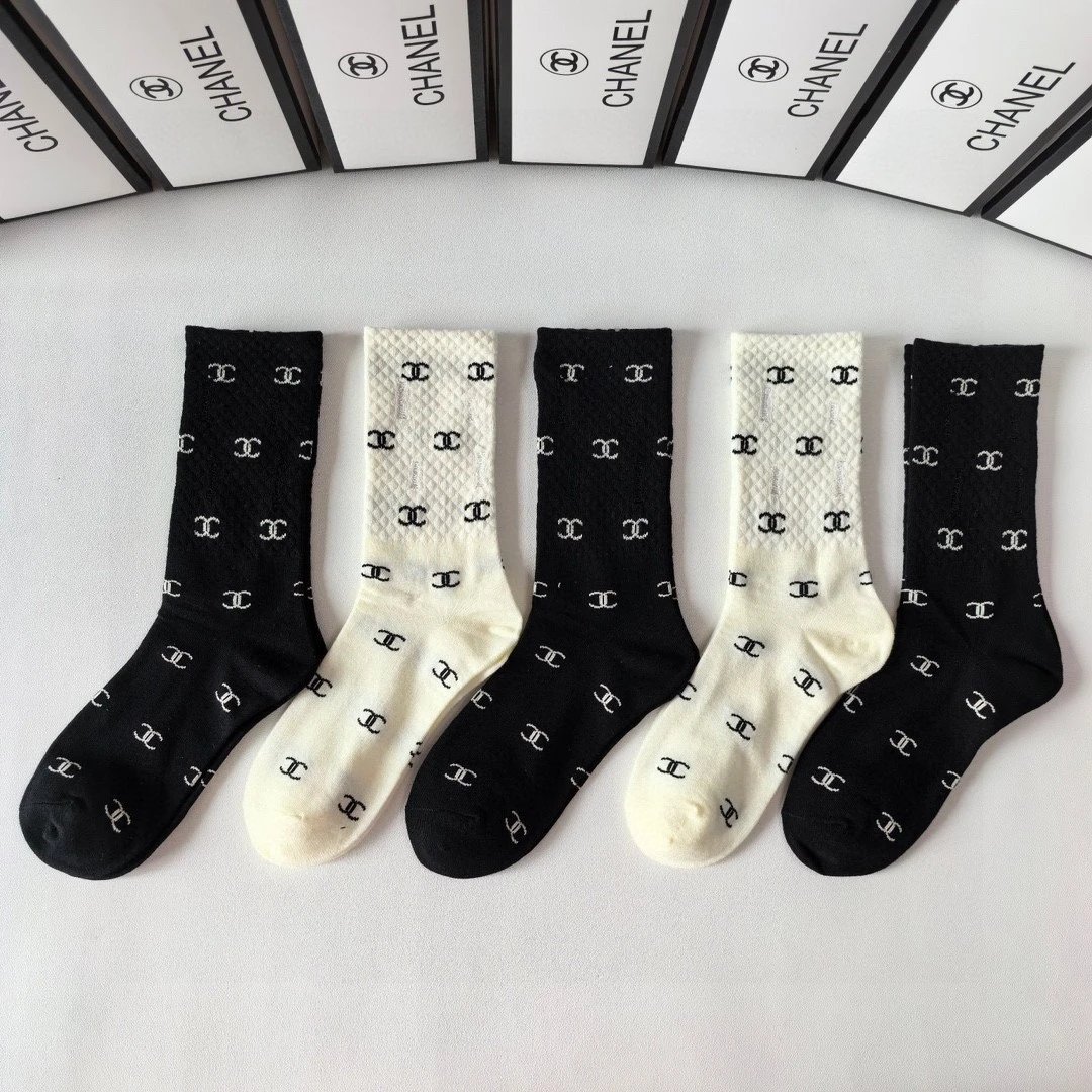 Dior Socks Logo Crew image 5