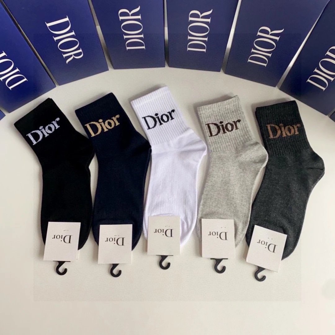 Dior Socks Logo Crew — soc-85