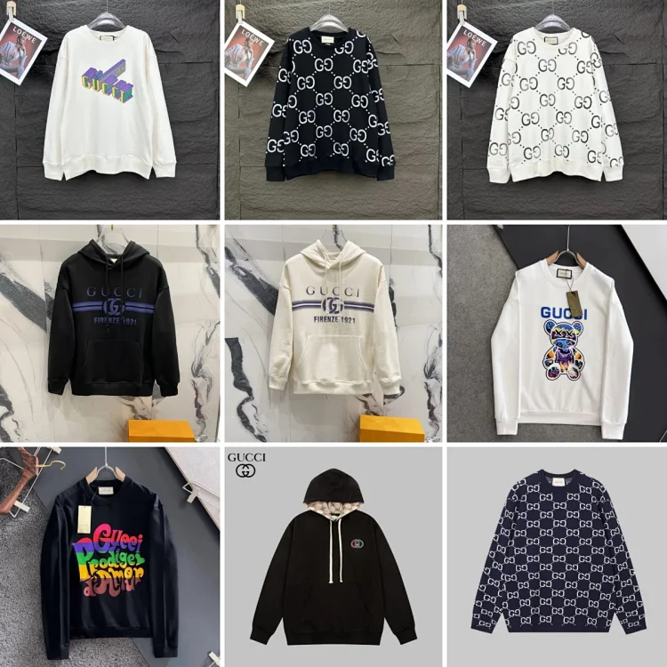 Gucci crew neck hood