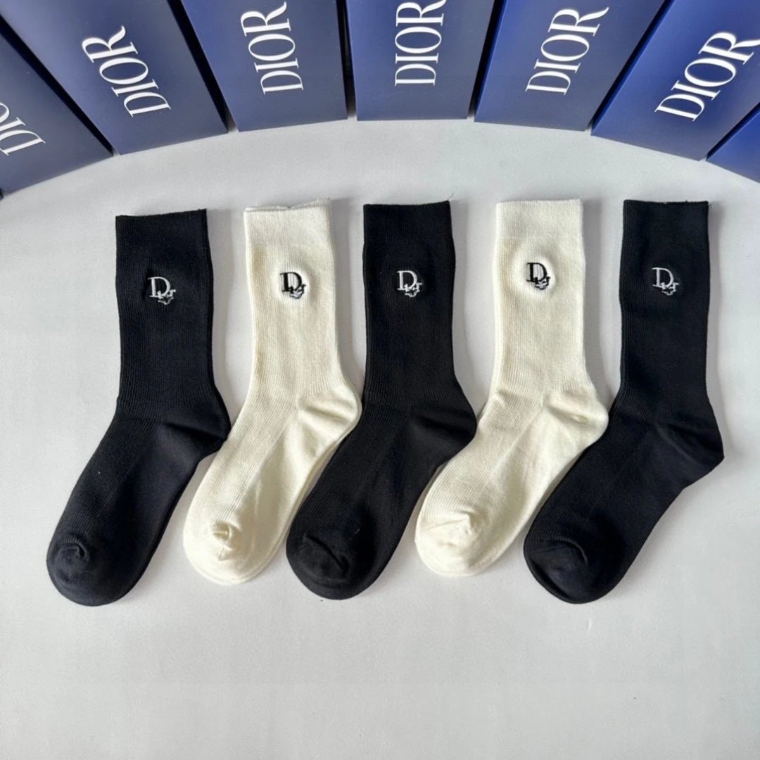 Dior Socks Logo Crew image 4