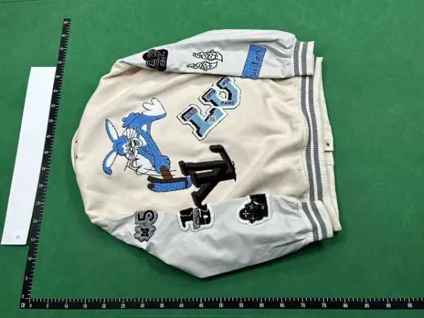 Off-White Varsity Jacket Black/White/Orange - 7