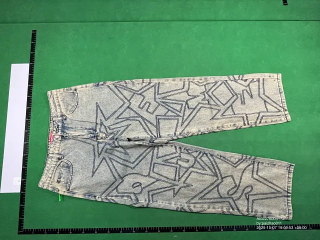 Gallery Dept. Jeans Assorted distressed and painted denim designs product detail image 4