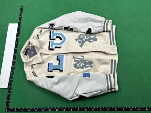Off-White Varsity Jacket Black/White/Orange - 6