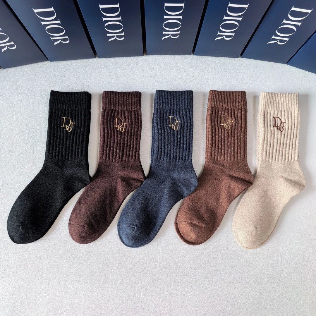 Dior Socks Logo Crew image 2