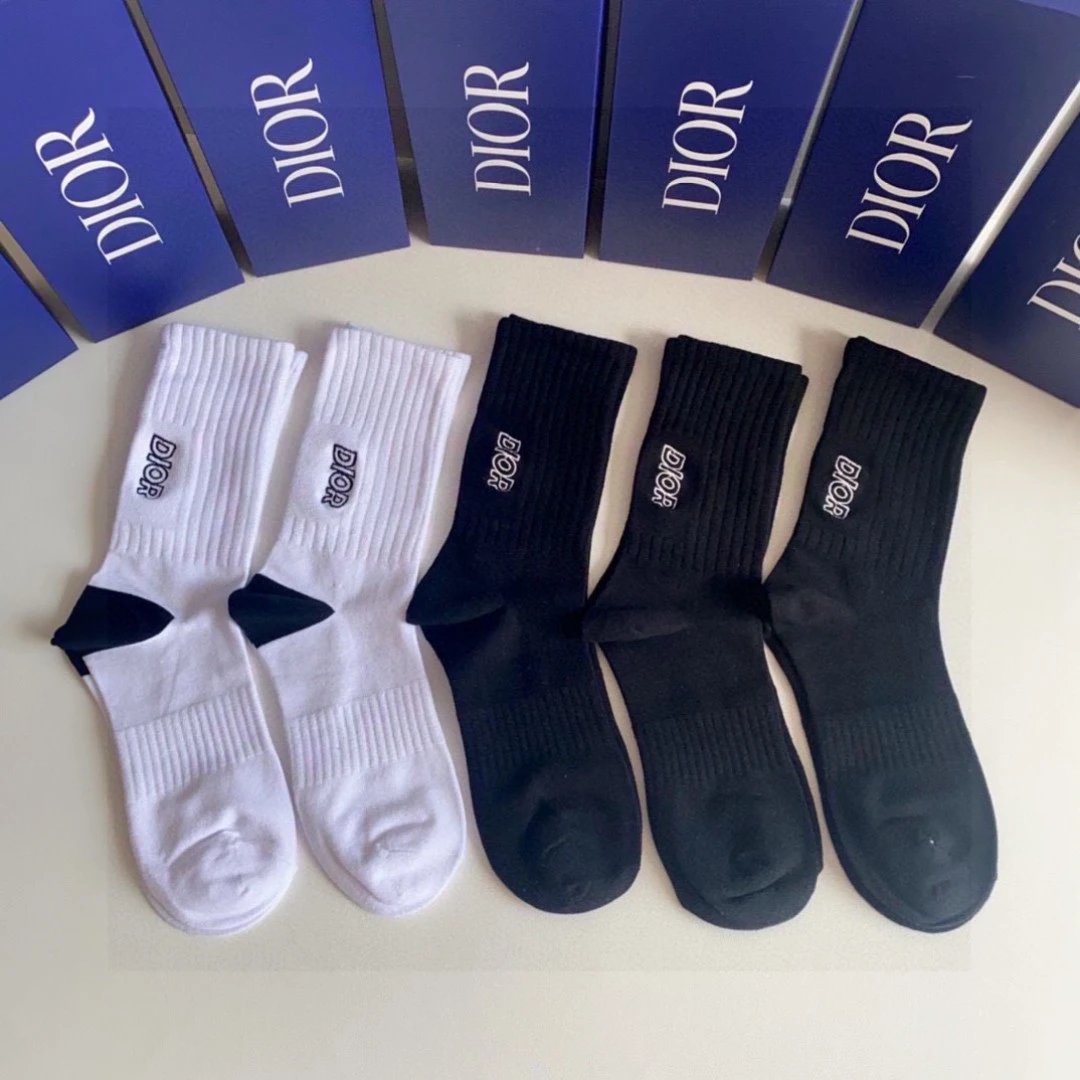 Dior Socks Logo Crew image 3