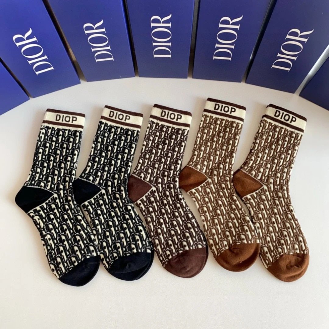Dior Socks Logo Crew — soc-96