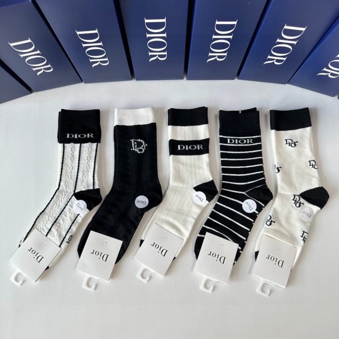 Dior Socks Logo Crew — soc-84