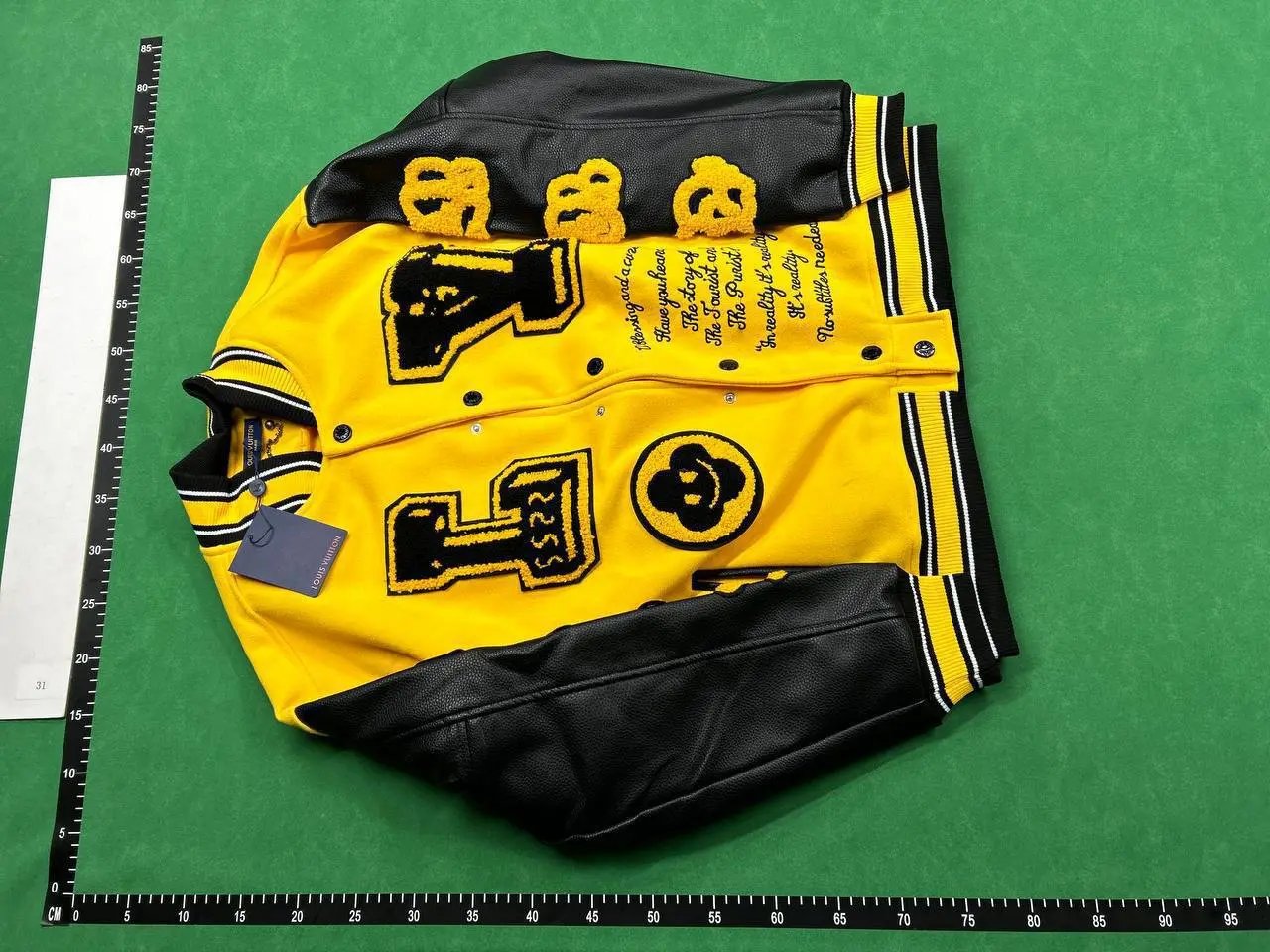 Off-White Varsity Jacket Black/White/Orange - 5
