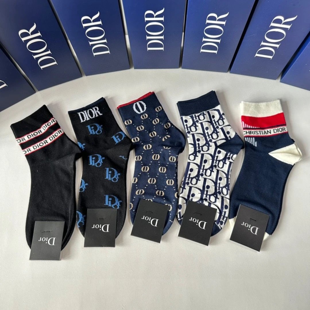 Dior Socks Logo Crew image 13