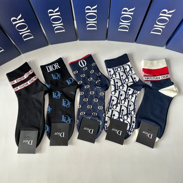 Dior Socks Logo Crew product detail image 18