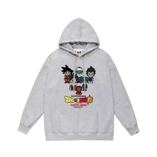 A Bathing Ape x Dragon Ball Super Baby Milo Hoodie Gray - 1
