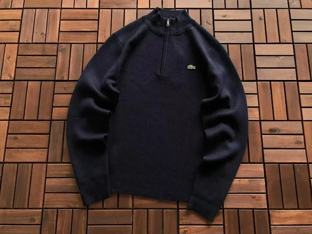 Lacoste Knitwear Crocodile Logo Crew-Neck Knit Sweater product detail image 10